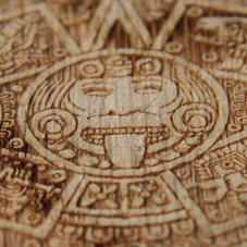 Grabado laser sobre madera